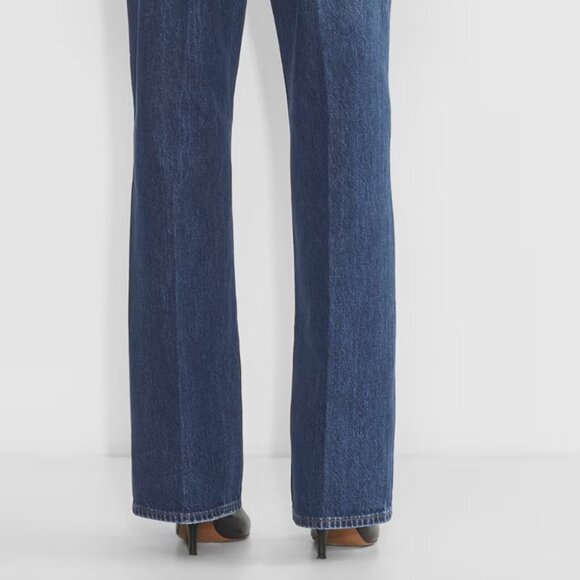 Denim Forum The Farrah Hi-rise Wide Jean (Size 26, Regular Length) - Picture 3 of 6